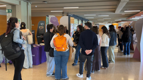 Imatge de la inauguración de l'exposició 